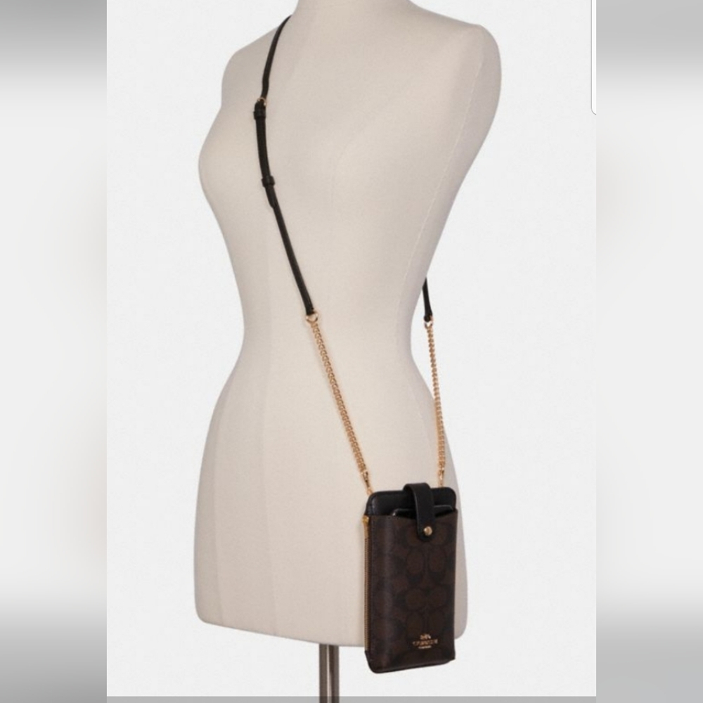 Cute Coach Crossbody phone wallet